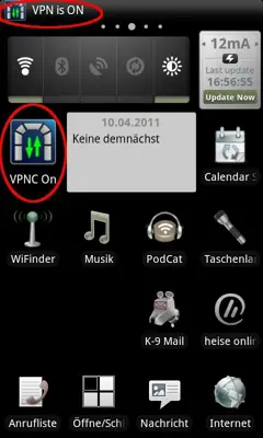 VPNC Widget android App screenshot 3